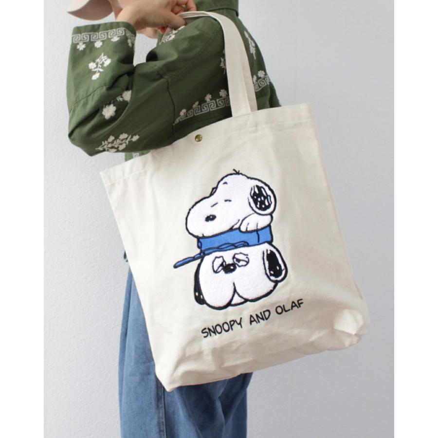 SNOOPY（スヌーピー） キャンバス トートバッグ PEANUTS75周年 帆布
