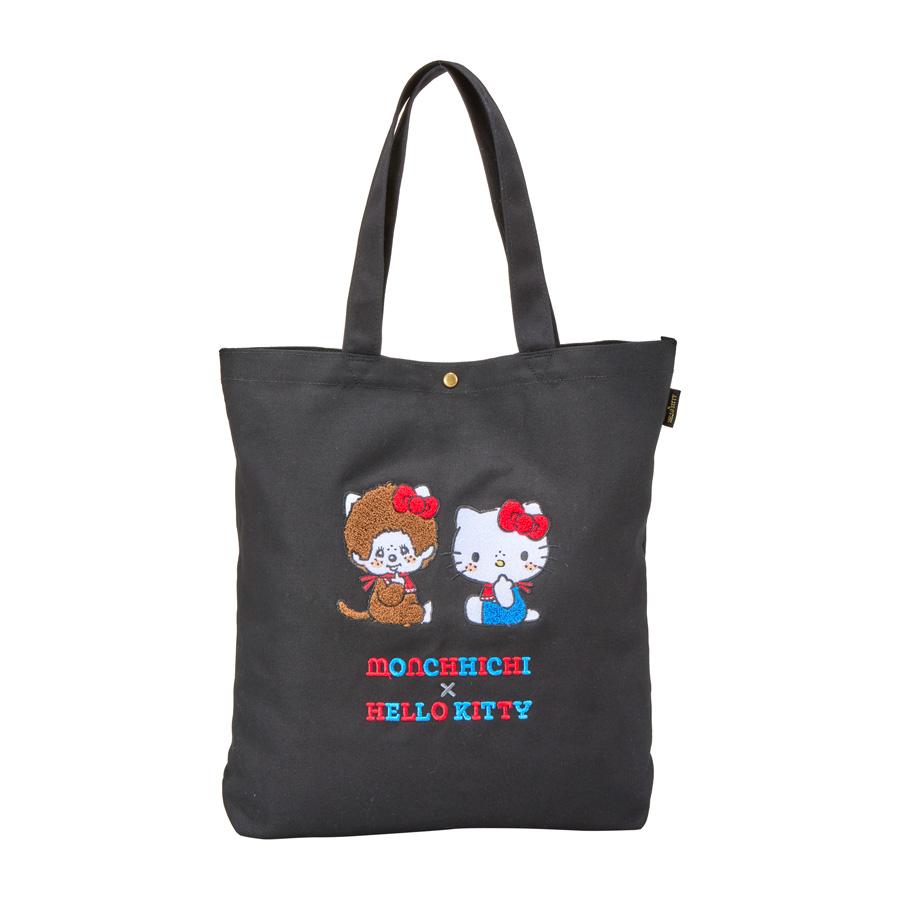 Siffler（シフレ） モンチッチ × ハローキティ 帆布トートバッグ