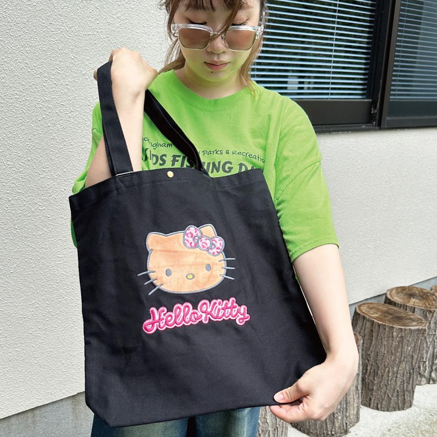 ハローキティ 日焼け 帆布トートバッグ キャラクター バッグ サブ