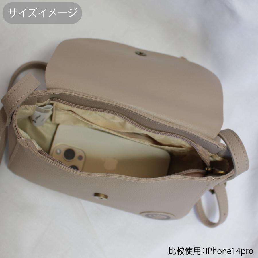 SNOOPY（スヌーピー） フラップ ショルダーバッグ 合皮 革 レディース