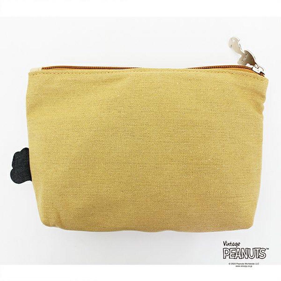 SNOOPY（スヌーピー） PEANUTS キャンバス ポーチ ヴィンテージ コスメ