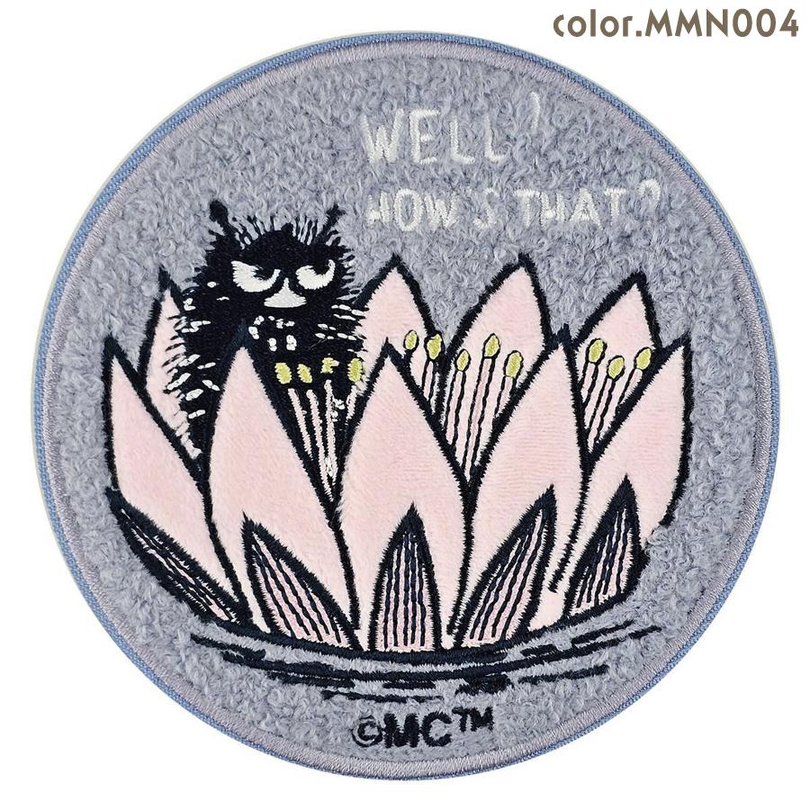 MOOMIN（ムーミン） スーツケース ステッカー サガラ刺繍 強粘着タイプ