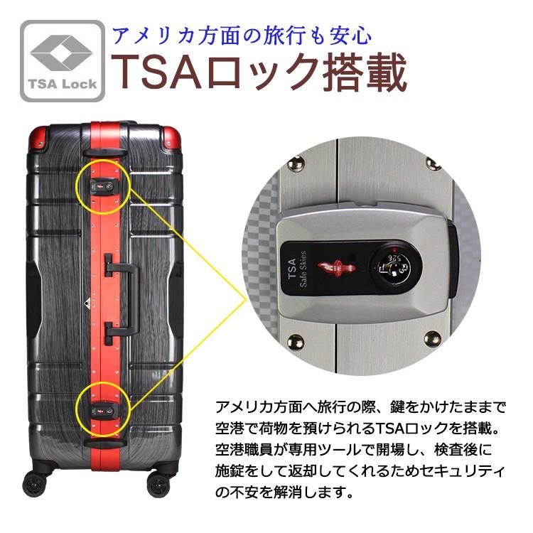 スーツケース Lサイズ 四角型 フレームタイプ メンズ レディース
