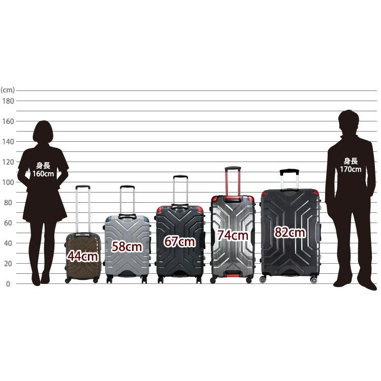 Siffler スーツケース LLサイズ 超大型 フレームタイプ グリップ