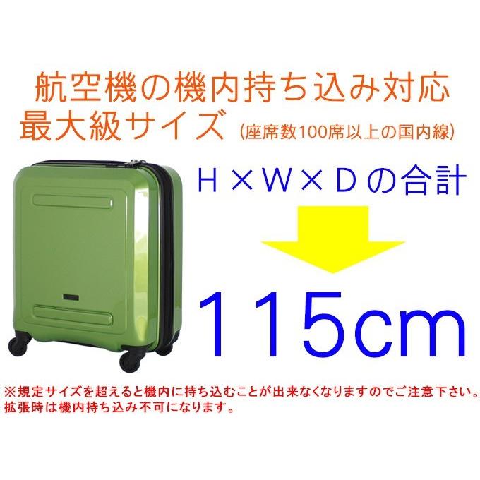 GREEN WORKS スーツケース 機内持ち込み Sサイズ ジッパータイプ