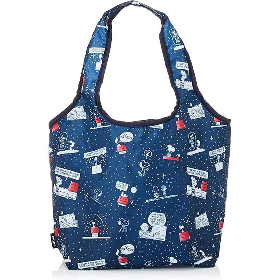 SNOOPY スヌーピー コンビニバッグ エコバッグ 折りたたみ 洗濯可能  