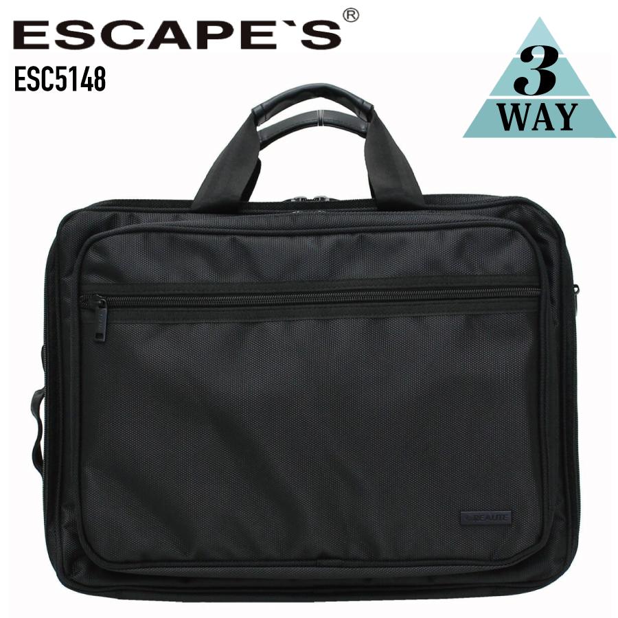 ヒッキー様 美品 Felisi 3way ビジネスバッグ ブラック 保存袋付き Siffler（シフレ） 3WAY ビジネスバッグ リュック ESCAPE'S ESC5148