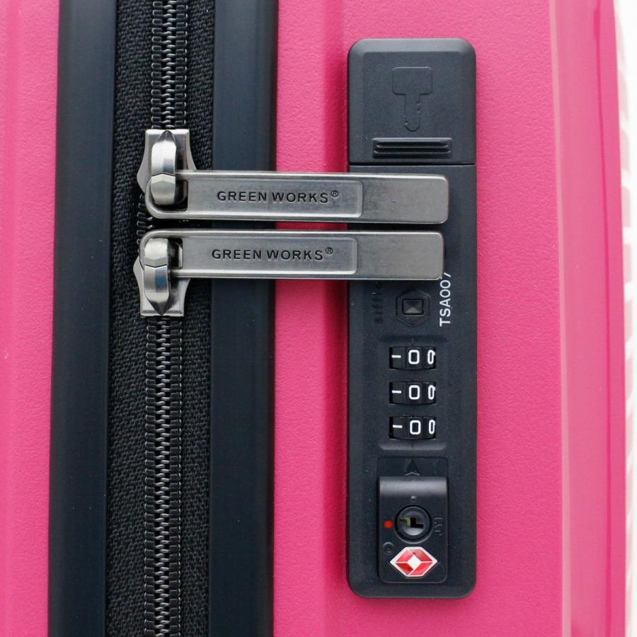 GREEN WORKS 超軽量 大型 スーツケース Lサイズ 100L 海外 家族 留学