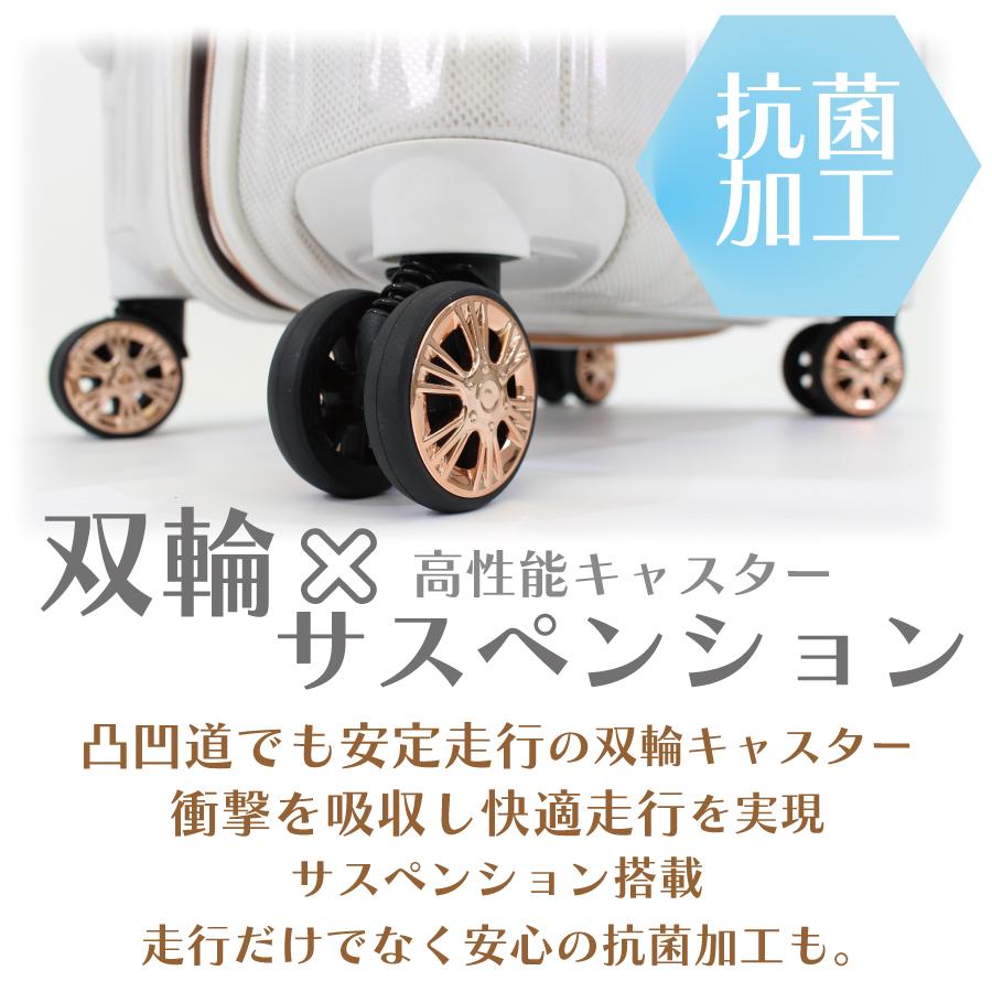 GREENWORKS スーツケース 機内持ち込み Sサイズ 拡張式 1〜3泊 おしゃれ かわいい 双輪 キャリーケース キャリーバッグ 旅行鞄 GRE2253-48【メーカー1年保証】_7