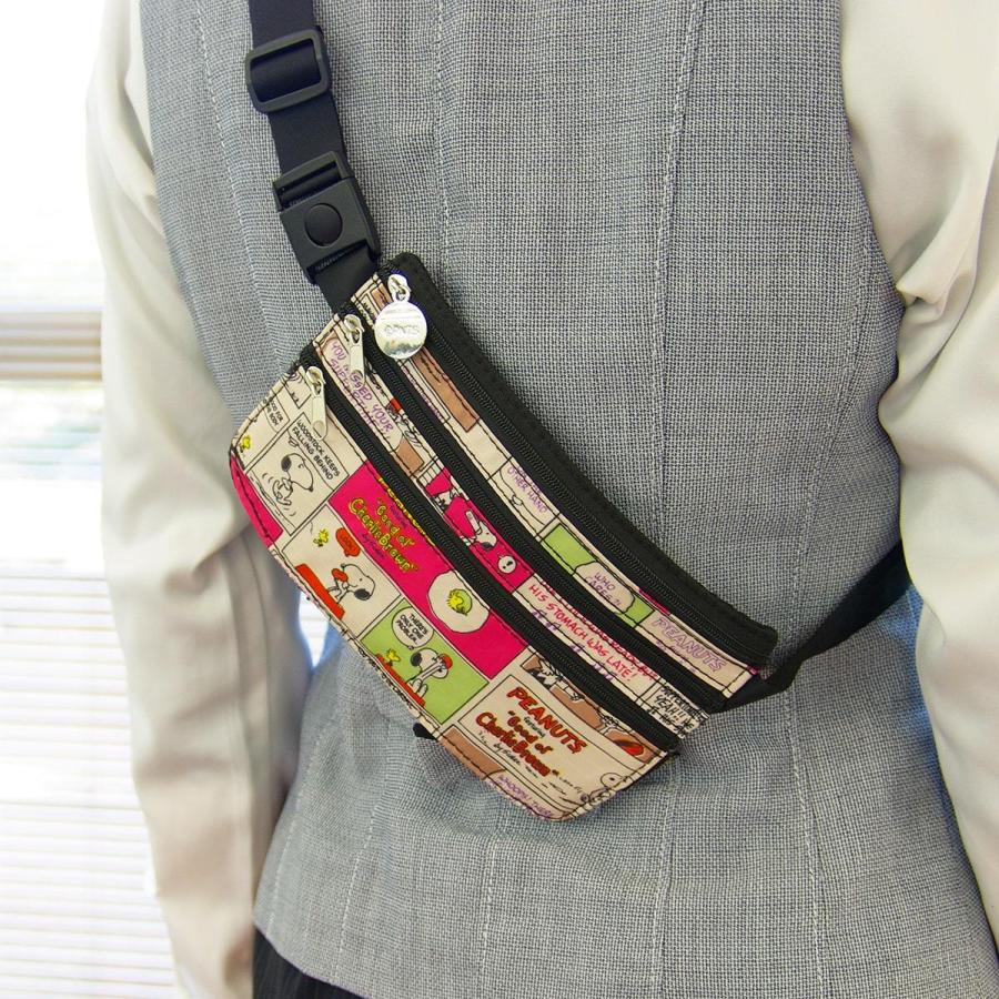 スヌーピー 初回限定レスポコラボ品★ハピネスドットトラベルショルダーポーチ PEANUTSとLeSportsac のコラボレーション