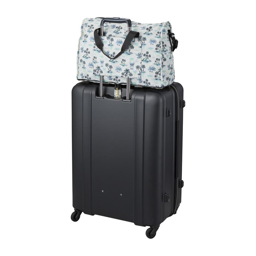 Disney（ディズニー） スティッチ 折りたたみ ボストンバッグ 23L 旅行