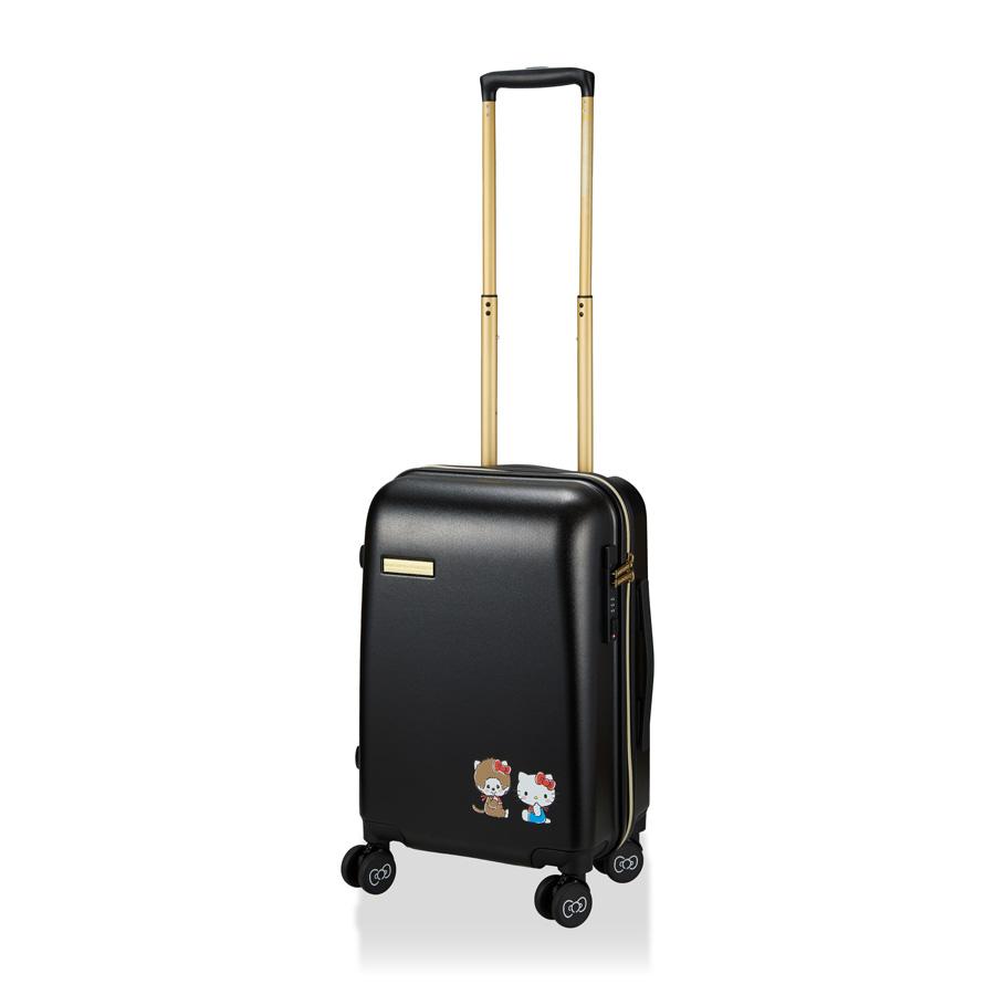 モンチッチ×ハローキティ スーツケース 機内持ち込み 30L S(1〜3泊) キャラクター ブランド レディース 旅行鞄 かわいい おしゃれ HPL2249-48 1年保証付の画像
