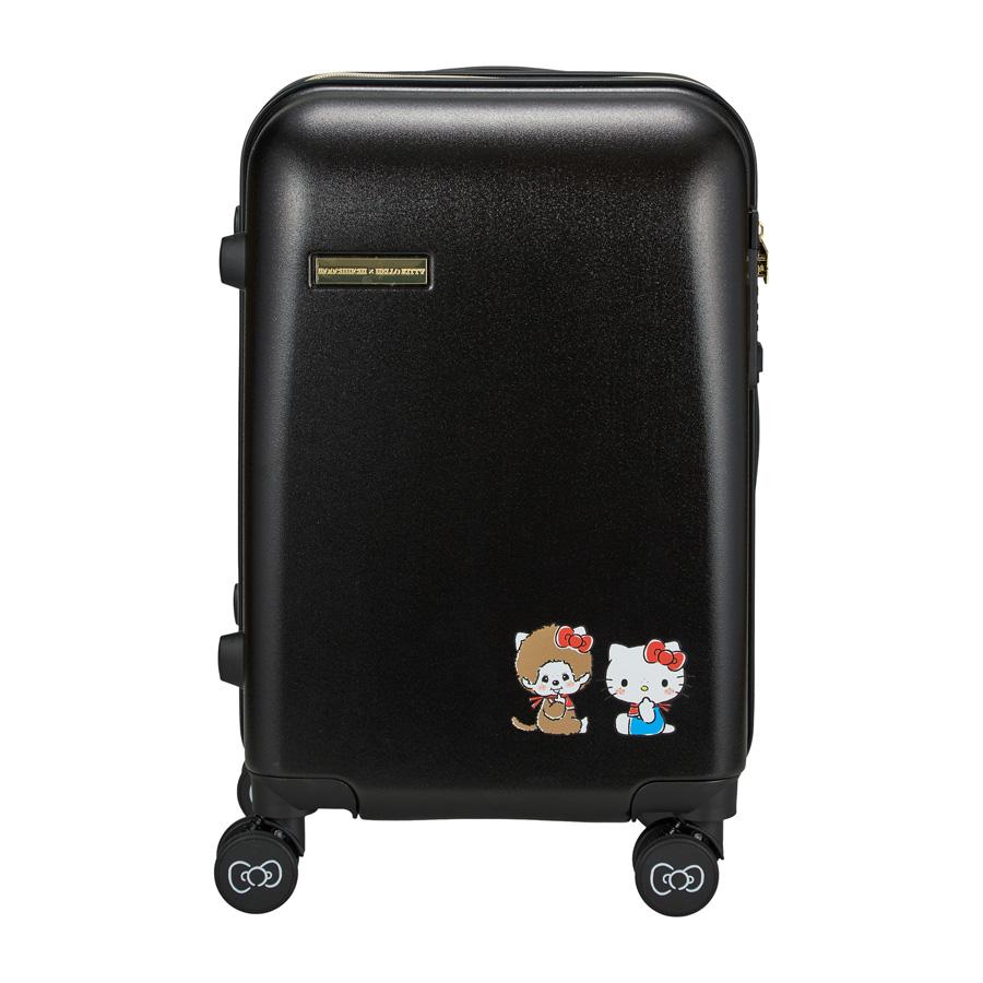 モンチッチ×ハローキティ スーツケース 機内持ち込み 30L S(1〜3泊) キャラクター ブランド レディース 旅行鞄 かわいい おしゃれ HPL2249-48 1年保証付の画像