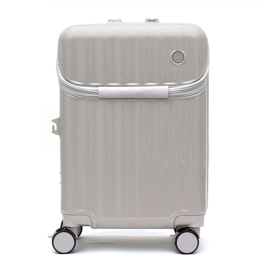 はる ハピタス 上パカ スーツケース Mサイズ 3〜5泊 カップホルダー