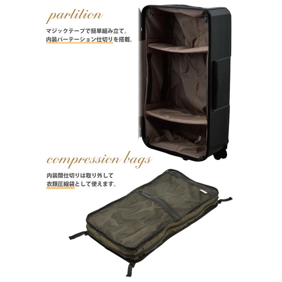 Siffler（シフレ） スクエア型 スーツケース Mサイズ 4〜7泊