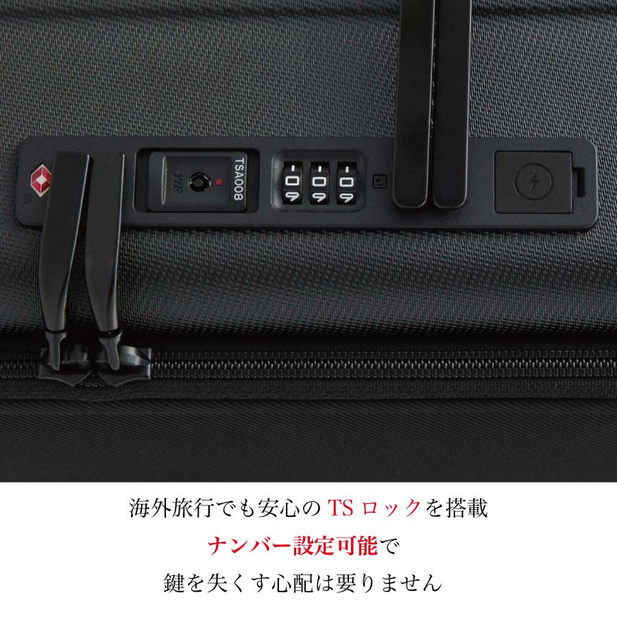 Siffler（シフレ） ハイブリッド フロントオープン スーツケース 機内