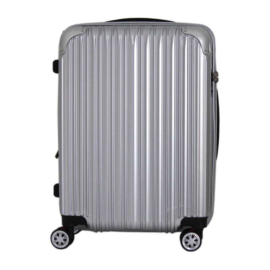 抗菌 スーツケース Mサイズ 4〜6泊 ジッパータイプ 拡張 軽量 ダブル