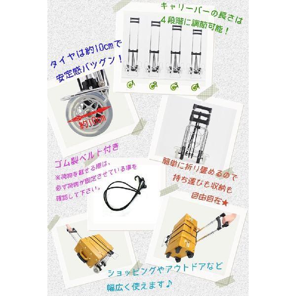 Siffler（シフレ） キャリーカート 折りたたみ コンパクト タイヤ 2輪
