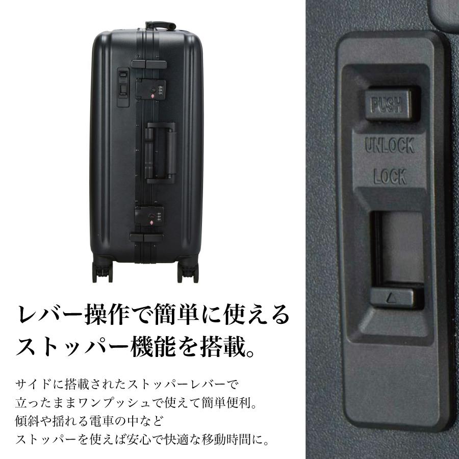 ZERO GRA 超軽量 スーツケース マグネシウムフレーム Lサイズ 1週間