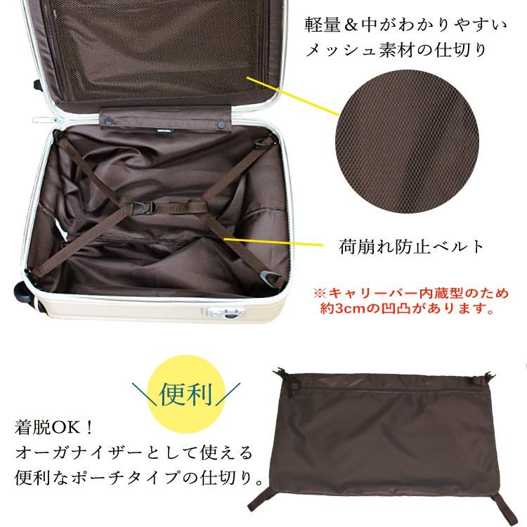 17160円 新しい スーツケース Mサイズ 中型 軽量 ジッパータイプ 3日〜5日 ゼログラ ZERO GRA キャリーケース ZER2088-56