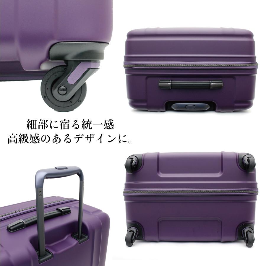 超軽量 ゼログラ スーツケース Mサイズ 中型 軽量 ジッパータイプ 3日