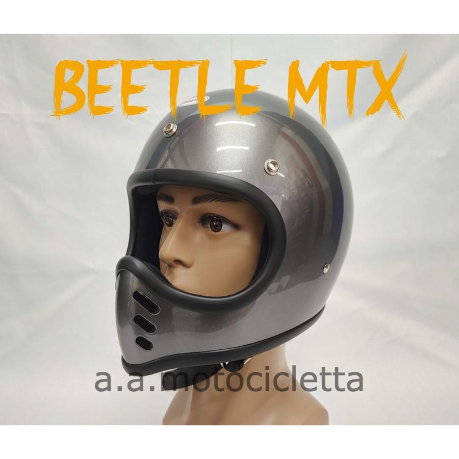 正規取扱店 オーシャンビートル　BEETLE MTX スペースグレー　ヘルメット　OCEAN BEETLE :he15:エーエーモトシクレッタ -  通販 - Yahoo!ショッピング