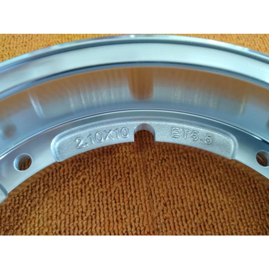 チューブレスホイール　VESPA 125ET3 / P / PX / SPRINT / GTR / RALLY等　2.10-10 ポリッシュ |  | 02