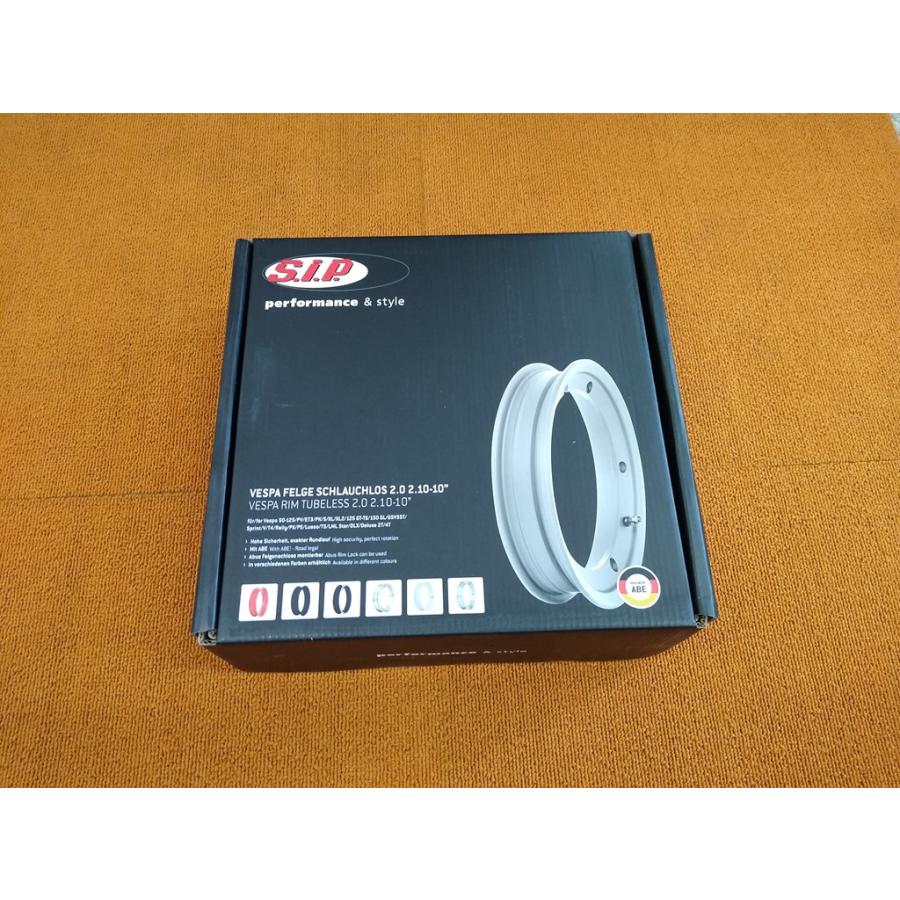 チューブレスホイール　VESPA 125ET3 / P / PX / SPRINT / GTR / RALLY等　2.10-10 ポリッシュ |  | 03