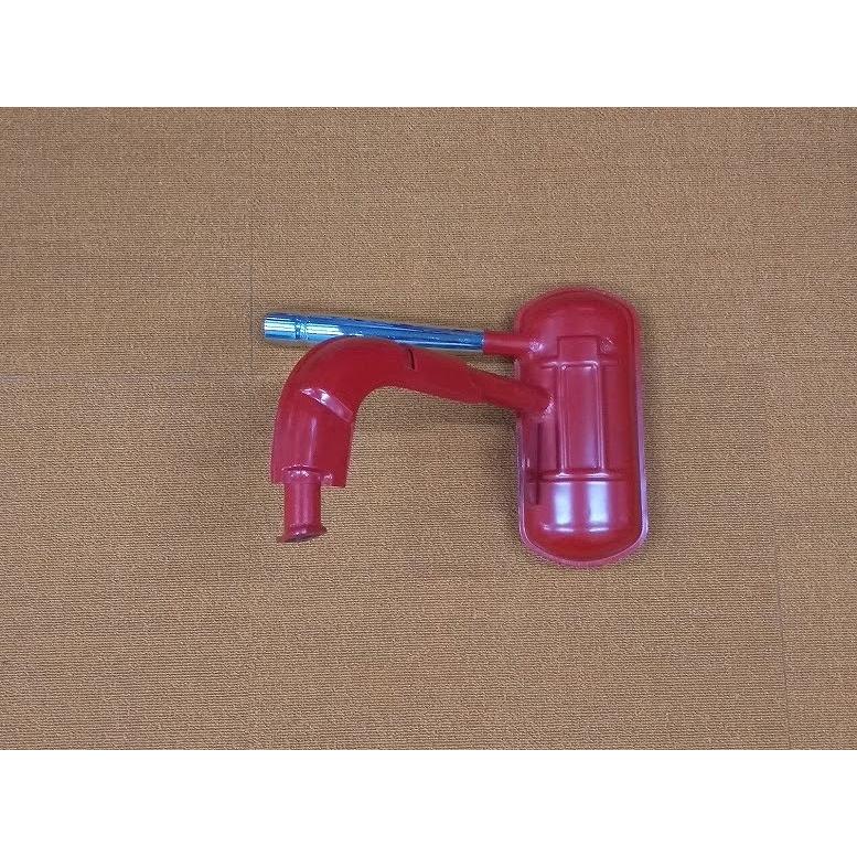 50s / 100 primavera スポーツチャンバー 1本出し 赤/メッキ ベスパ