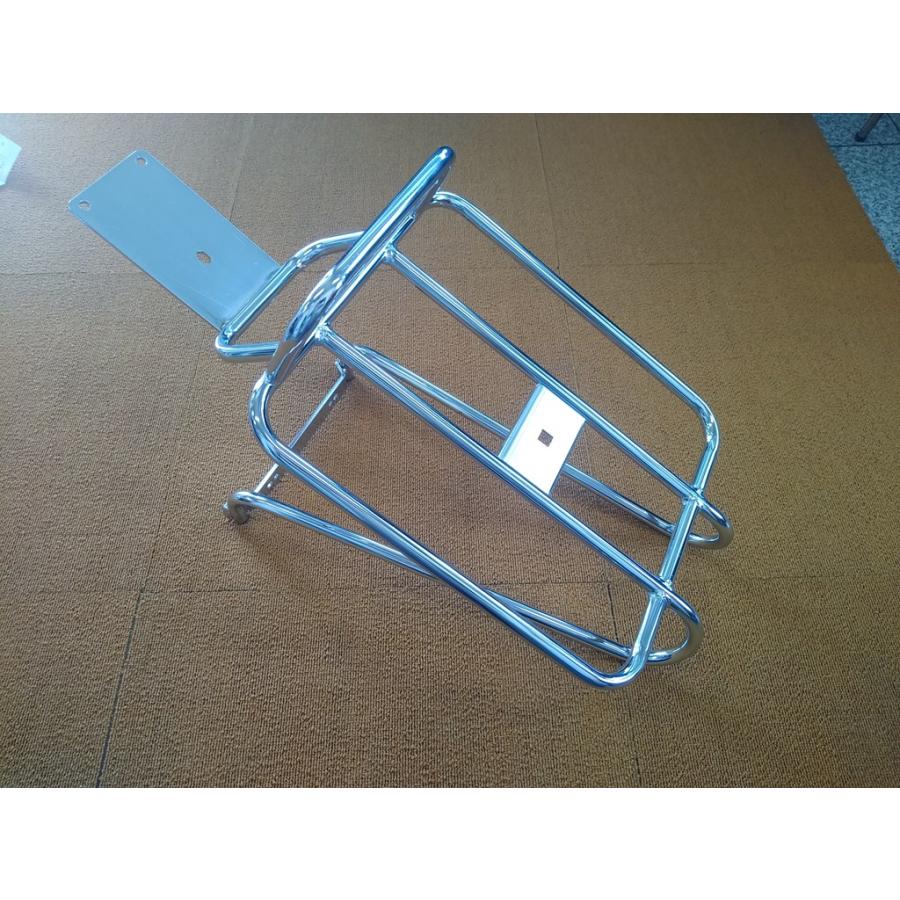 日本製 フラットキャリア メッキ VESPA P / PX LML 2s用 : エーエー