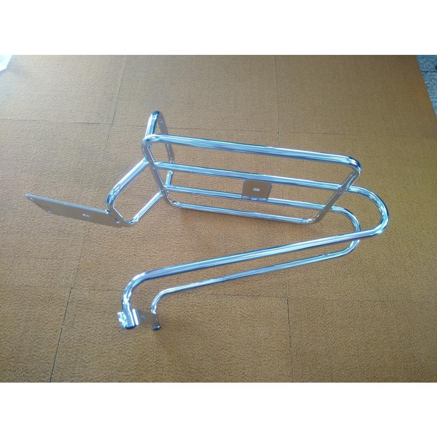 日本製 フラットキャリア メッキ VESPA P / PX LML 2s用 : エーエー