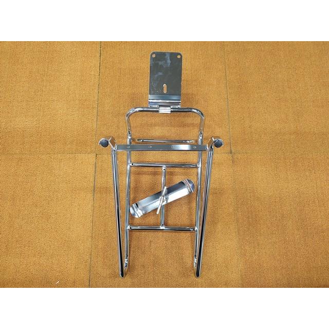 moto nostra フラットキャリア クロームメッキ VESPA P / PX用