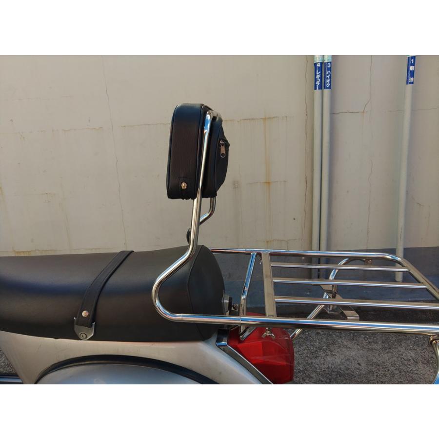 ベスパ　PX 系 キャリア バックレスト付き リアフラットキャリア VESPA P / PX ステンレス