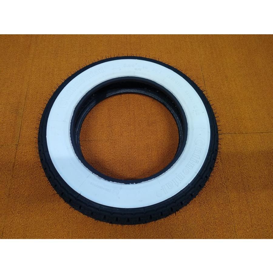 コンチネンタル ホワイトリボンタイヤ 3.00-10 チューブタイプ