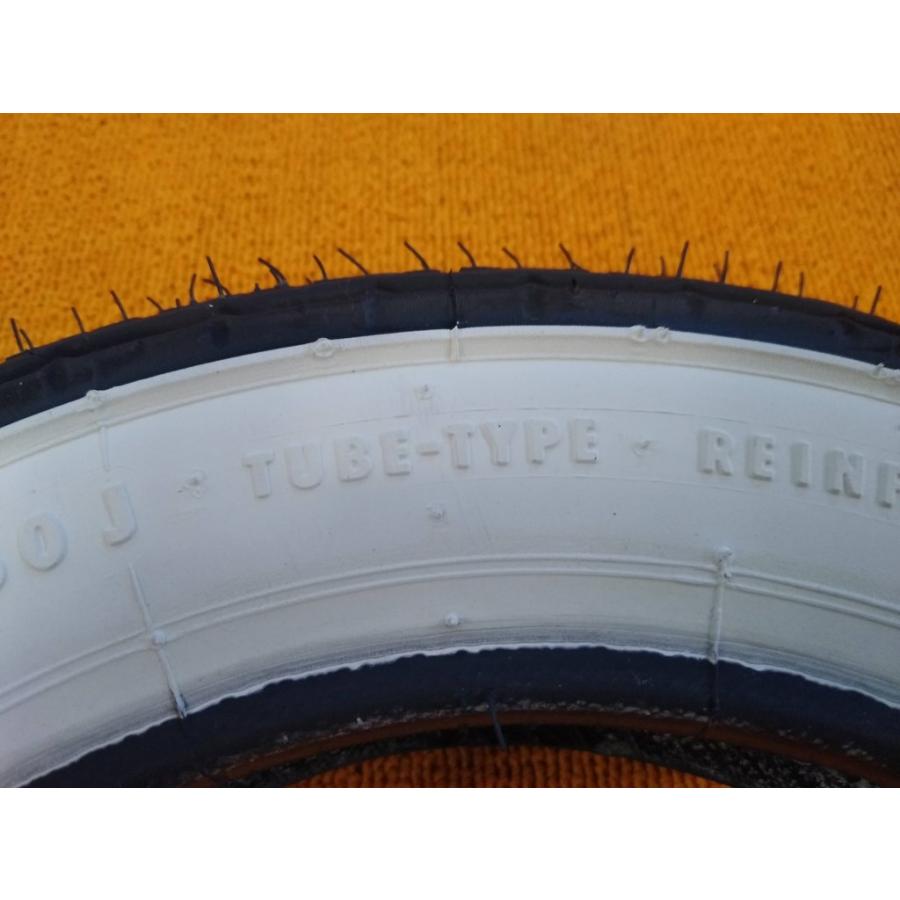 コンチネンタル ホワイトリボンタイヤ 3.00-10 チューブタイプ