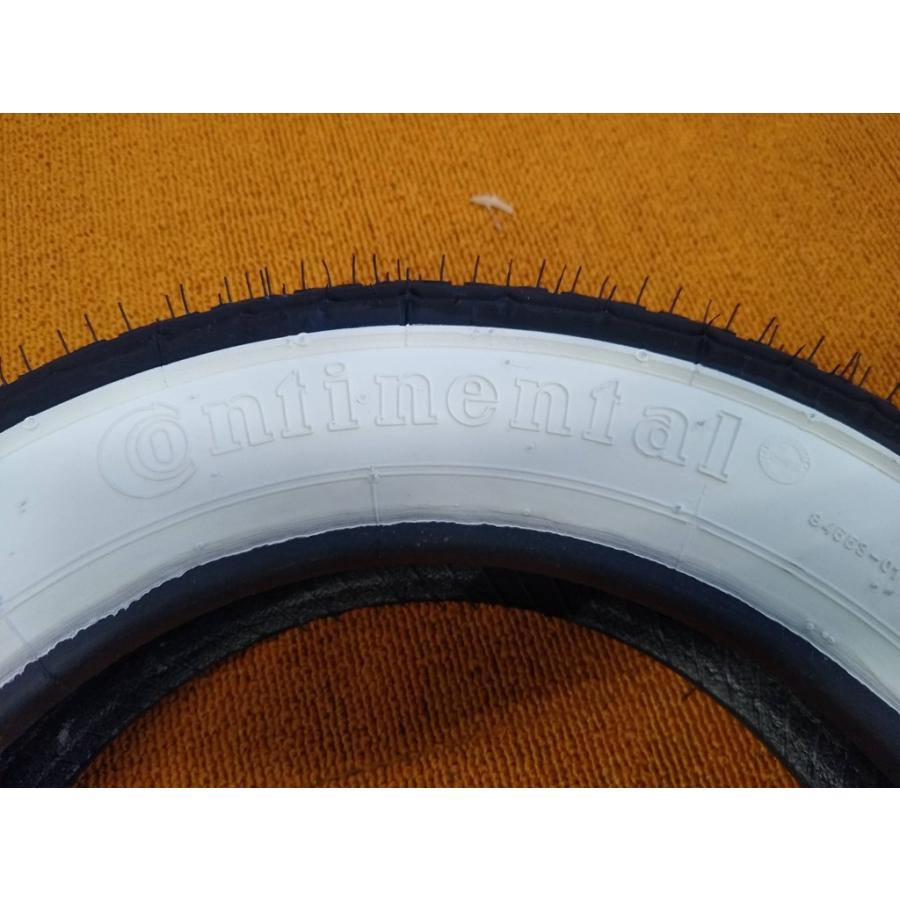 コンチネンタル ホワイトリボンタイヤ 3.00-10 チューブタイプ