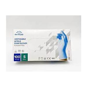 INTCO Mサイズ ビニール手袋 白 100枚×10箱セット まとめ売り