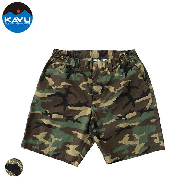 メーカー公式ショップ 半ズボン ショートパンツ コットン Kavu リップストップバラノフショーツ メンズ カブー キャンプ アウトドアブランド ボトムス パンツ