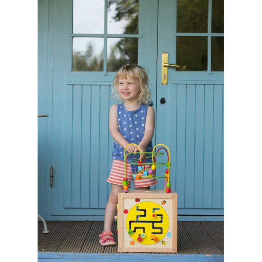 Classic World クラシックワールド マルチアクティビティ キューブ CL2885 おもちゃ 知育玩具 ルーピング 指先 木製 World クラシックワールド マルチアクティビティ キューブ CL2885 おもちゃ 知育玩具 ルーピング 指先 木製