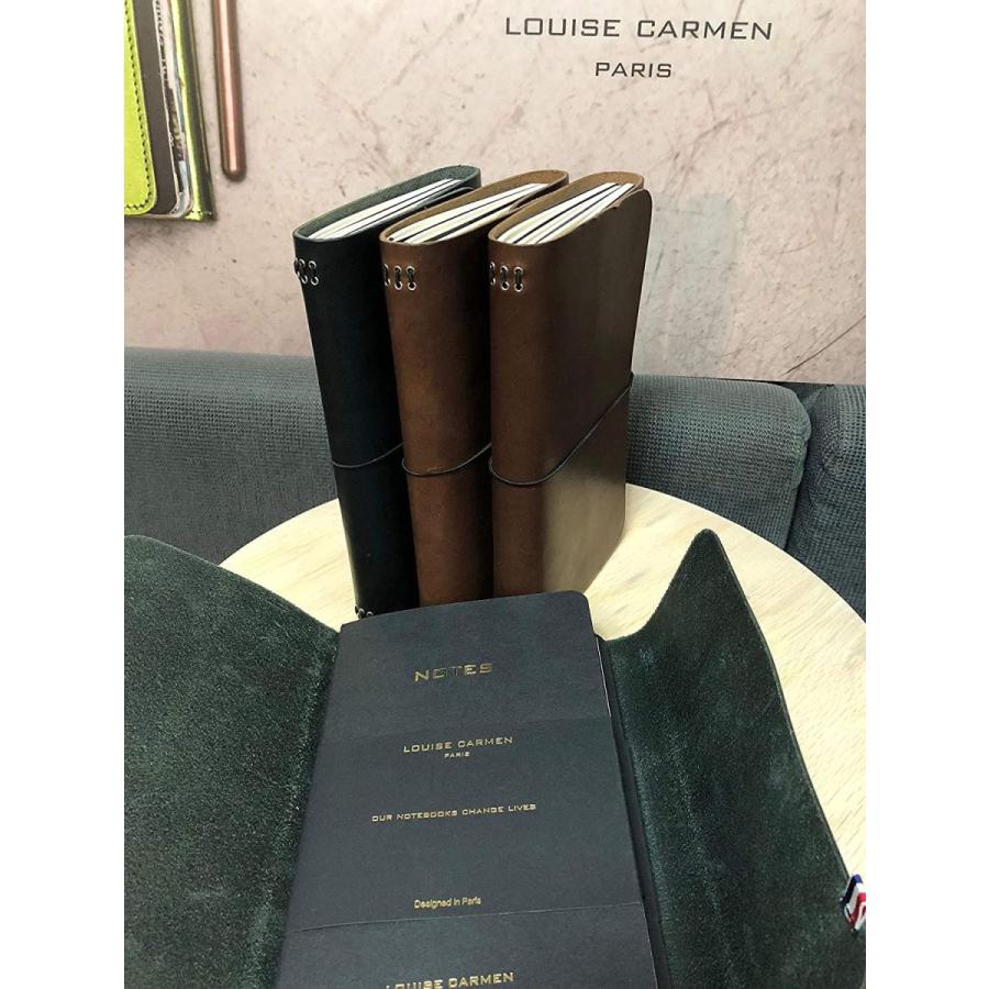 LOUISE CARMEN(ルイーズカルメン) 手帳 ノートカバー フランス製 高級本革 手作りA5スリムサイズ ロードブック チェスナッツ CARMEN ルイーズカルメン 手帳 ノートカバー フランス製 高級本革 手作りA5スリムサイズ ロードブック チェスナッツ