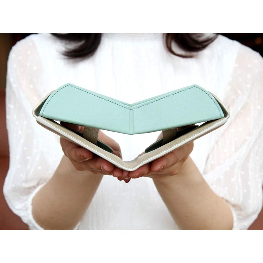 (カルトラーレ)Cartolare ハンモックウォレット プラス レディース (Pearl Beige × Blue Green) カルトラーレ Cartolare ハンモックウォレット プラス レディース Pearl Beige Blue Green