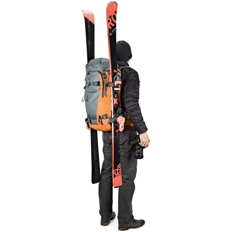 Lowepro カメラバッグ パウダー BP500AW グレー/オレンジ 51L レインカバー付属 LP37230-PWW カメラバッグ パウダー BP500AW グレー/オレンジ 51L レインカバー付属 LP37230 PWW