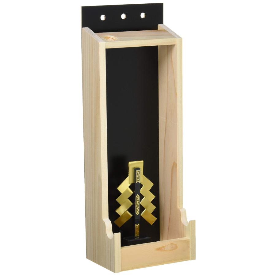 アイメディア (Aimedia) お札置き 破魔矢置き 日本製 檜 お札 破魔矢 宮大工 壁掛け 縦置き 横置き 宝くじ ホルダー 専用スタンド