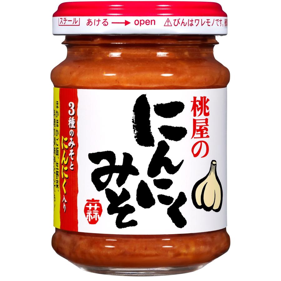 桃屋 にんにくみそ (味噌 みそ にんにく ニンニク 調味味噌 ご飯のお供) 100g