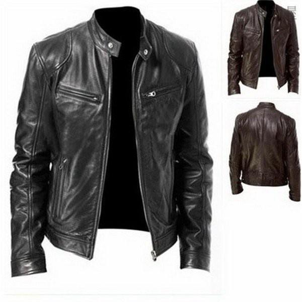 メール便なら送料無料 レザージャケット 革ジャン メンズ ブルゾン アウターバイク ライダースジャケット ライダースジャケット フェイクレザー 秋冬 流行に Studiostodulky Cz