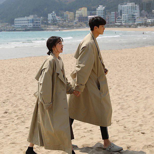 最先端 トレンチコート メンズ カップル ロングコート おしゃれ 体型カバー ヨーロピアンカジュアル オーバーサイズ 秋着 コート レトロ ペア 工場直送 Www Technet 21 Org