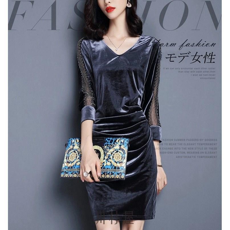 全商品オープニング価格特別価格 ワンピース レディース 40代 ワンピース 秋冬 きれいめ 膝丈ワンピース 上品 七分袖 Vネック レース ベルベット ワンピース 結婚式ドレス オシャレ 8imdl357 川村屋 通販 Yahoo ショッピング 再再販 Missbargainhuntress Com