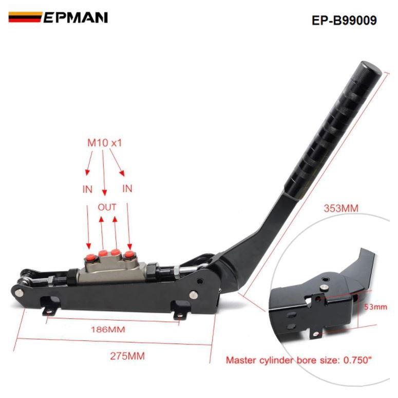 汎用　油圧ハンドブレーキ　油圧サイド　ドリフト　ラリー　ジムカーナ　デュアルポンプ　EP-B99009 |  | 04