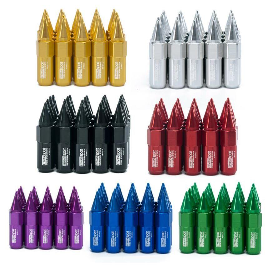 スパイクドアルミホイールナット 20個 汎用 M14x1.5 : 厚木オート部品 