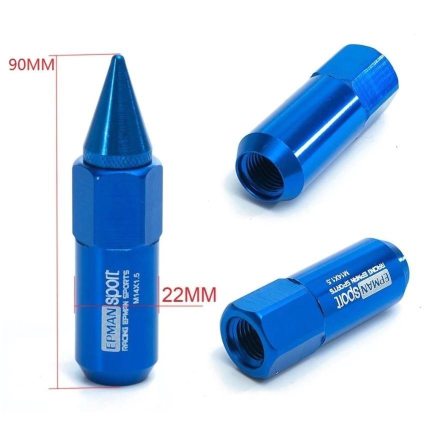 スパイクドアルミホイールナット 20個 汎用 M14x1.5 : 厚木オート部品 